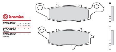 Brembo BREMBO brzdové destičky moto 07KA19SA