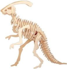 Woodcraft Dřevěné 3D puzzle LITTLE PARASAUROLOPHUS hnědé