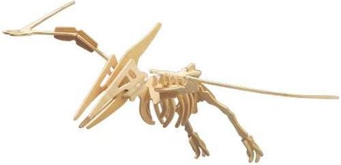 Woodcraft Dřevěné 3D puzzle Pteranodon hnědé