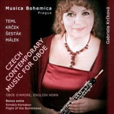 Krčková Gabriela: Czech contemporary music for oboe