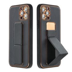 MobilMajak Obal / kryt na Samsung Galaxy A05S černý - LEATHER Kickstand