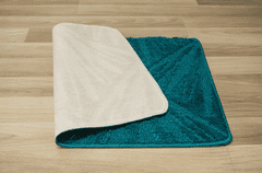 KONTRAST Koupelnový kobereček PALM 50x80 cm tyrkysový