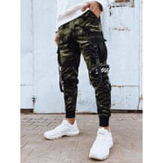 Dstreet Pánské bojové kalhoty zelené ux4201 M