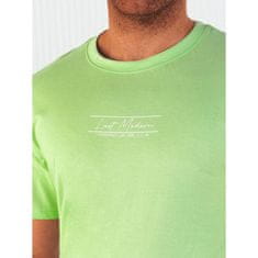 Dstreet Pánské tričko s potiskem zelené rx5472 XXL