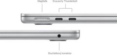 Apple MacBook Air 15 M3 8 GB / 256 GB, 10-core GPU (MRYP3SL/A) SK Silver
