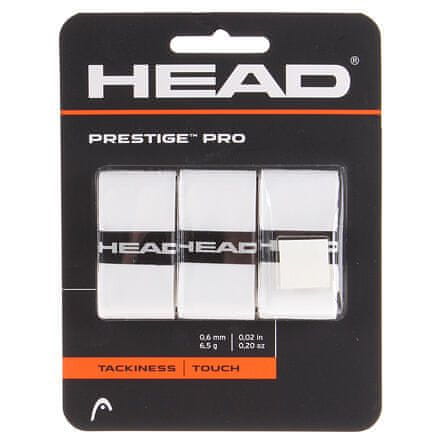 Head Prestige Pro 3 overgrip omotávka tl. 0,6 mm bílá balení 3 ks