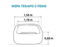 Marimex Nafukovací vířivka MSPA Tekapo C-TE042