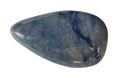 INTEREST Masážní kámen HMATKA Křemen modrý - Brazílie - 186,74gr.