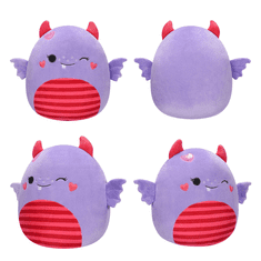 SQUISHMALLOWS Netopýr Atwater Lavender 19 cm Maskot