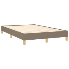 shumee Box spring postel s matrací a LED taupe 120x190 cm textil