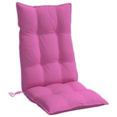 Petromila Podušky na židli s vysokým opěradlem 2 ks růžové látka oxford
