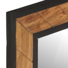 shumee 4dílná koupelnová sestava železo a masivní akáciové dřevo