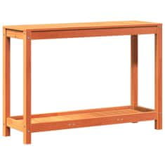 Petromila Přesazovací stůl s policí voskově hnědý 108x35x75 cm borovice