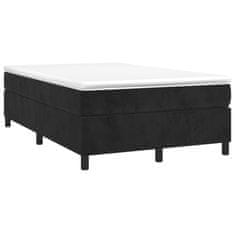 shumee Box spring postel s matrací černá 120 x 190 cm samet