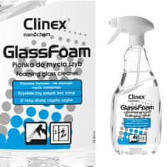 shumee Profesionální pěna na čištění oken a zrcadel bez šmouh a skvrn CLINEX Glass Foam 650ML