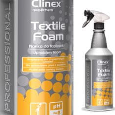 shumee Prací pěna na čištění, odstraňování skvrn z koberců, nábytku a čalounění CLINEX Textile Foam 1L