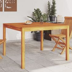 Greatstore Zahradní jídelní stůl 110 x 110 x 75 cm masivní akáciové dřevo
