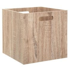 Northix Úložný box 31x31 - barva dřeva 