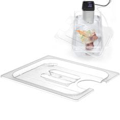 shumee Polykarbonátové víko s výřezem pro Sous-Vide pro nádoby GN 1/1 - Hendi 864227