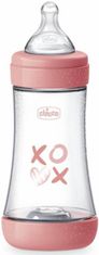 Chicco Lahev kojenecká Perfect5 silikon 240 ml holka