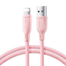 shumee Kabel pro iPhone Multi-Color Series USB-A - Lightning 3A 1m růžový