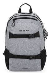 Oxybag Studentský batoh + etue OXY Sport Grey Melange