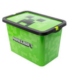 Stor Plastový úložný box MINECRAFT 7L, 04404