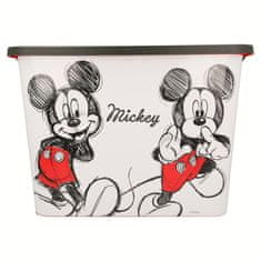 Stor Plastový úložný box MICKEY MOUSE 23L, 02646