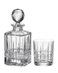 Bohemia Crystal Dover Whisky set je vyroben z olovnatého křišťálu.