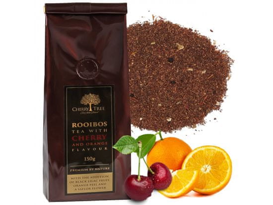 Cherry Tree Cherry Tree Rooibos čaj s příchutí třešně a pomeranče 150g