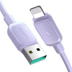 shumee Kabel pro iPhone USB-A - Lightning 2.4A 1.2m fialový