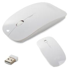 Verk 06061_B Bezdrátová optická myš WIRELESS SLIM 2,4 GHz - bílá