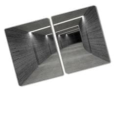 Wallmuralia Kuchyňská deska skleněná Betonový tunel architektura 80x52 cm