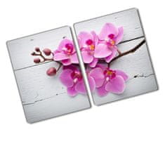 Wallmuralia Deska na krájení skleněná Orchidej na stromě 2x40x52 cm