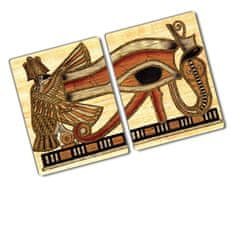 Wallmuralia Kuchyňská deska skleněná Egyptské oko papirus 2x40x52 cm