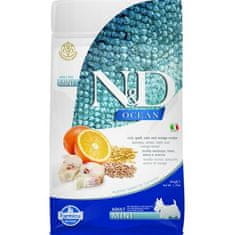 N&D OCEAN Dog LG Cod, Spelt, Oats & Orange Adult Mini 800 g