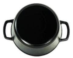 Kela Pekáč (KL-12471) litinový s poklicí CALIDO 24 cm černá