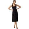 Dámské šaty VMMENNY Regular Fit 10282481 Black (Velikost XS)