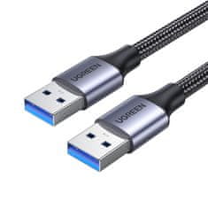 shumee TPE opletený kabel USB 3.0 5Gb/s 1m, šedý