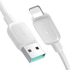 shumee Kabel pro iPhone Lightning - USB 2.4A 1.2m bílý