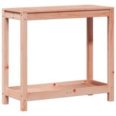 Petromila Přesazovací stůl s policí 82,5x35x75 cm masivní dřevo douglasky