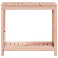 Petromila Přesazovací stůl s policí 82,5x50x75 cm masivní dřevo douglasky