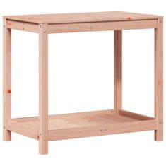 Petromila Přesazovací stůl s policí 82,5x50x75 cm masivní dřevo douglasky
