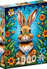 ENJOY Puzzle Zahradní králíček 1000 dílků