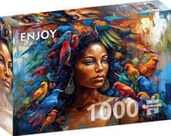 ENJOY Puzzle Peříčková královna 1000 dílků