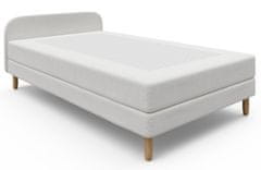 Veneti Jednolůžková postel HENRYK COMFORT 2 - 90x200, béžová