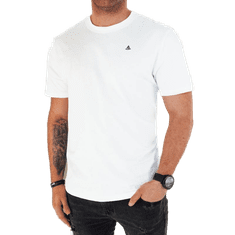 Dstreet Pánské tričko s potiskem bílé rx5466 XL
