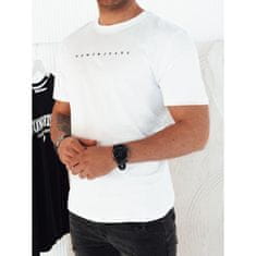 Dstreet Pánské tričko s potiskem bílé rx5475 XL