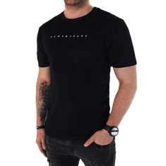 Dstreet Pánské tričko s potiskem černé rx5476 XXL