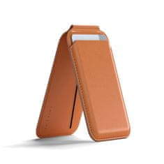 Satechi Satechi magnetický stojánek / peněženka Vegan-Leather pro Apple iPhone 12/13/14/15, Oranžový